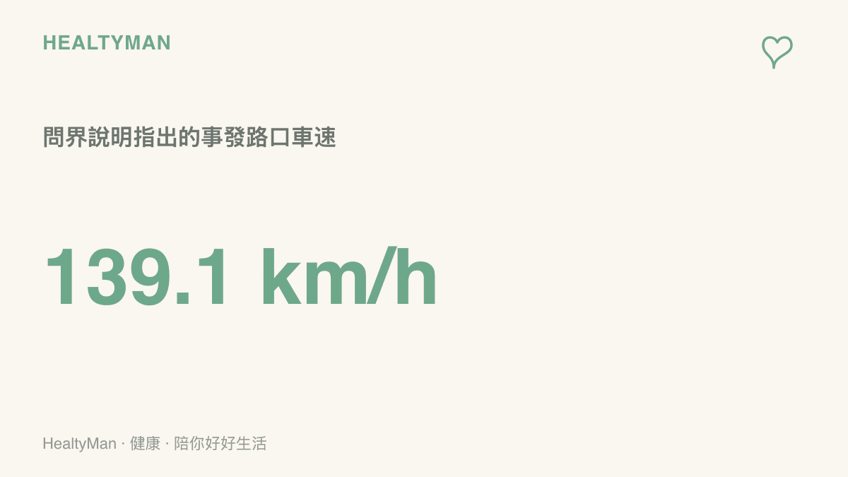 圖卡以大型數字呈現問界官方說明中車輛行經路口的時速139.1公裏，並標註該路段限速為每小時50公裏