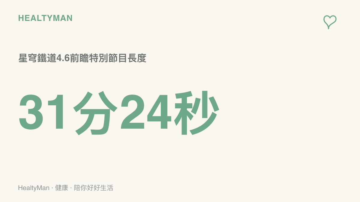 統計圖卡呈現星穹鐵道4.6版本前瞻特別節目全長31分24秒，單支影片就逼近半小時的收看長度