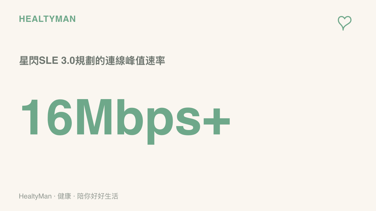 數據圖卡呈現星閃SLE 3.0藍皮書規劃的連線峯值速率達16Mbps以上，較現行12Mbps提升，用於支撐Hi-Res無損音質與XR裝置的音訊傳輸
