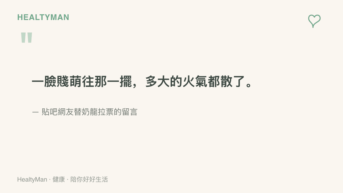 網友留言形容奶龍表情包一出現，再大的火氣都能消掉，說明表情包在聊天裡扮演情緒降溫的角色