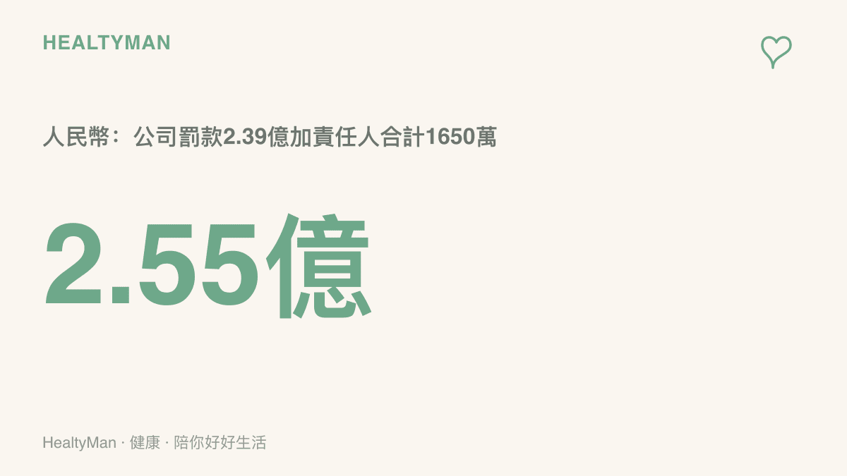 統計圖卡呈現中國證監會對元道通信罰款2.39億元人民幣、時任高層合計罰款1650萬元，兩者合計約2.55億元的罰款規模